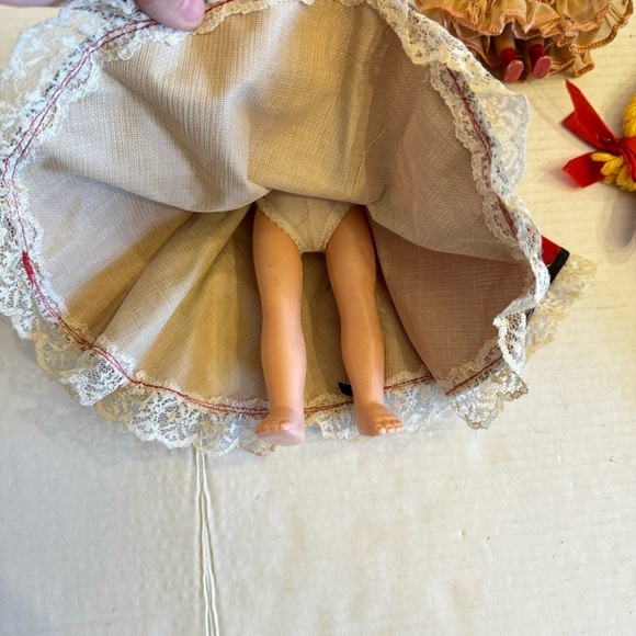 Vintage Lot of 3 Collectible Dolls 6-14" Lot Of 3 Dressed Dolls - Picture 6 of 15